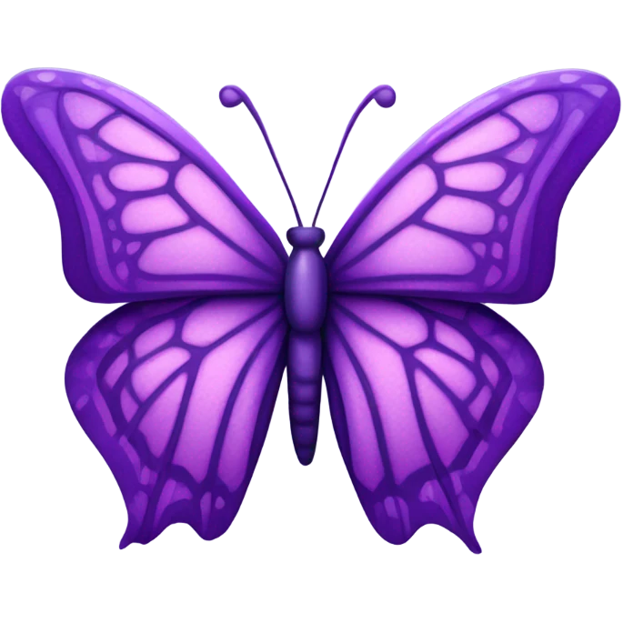 Purple butterfly emoji