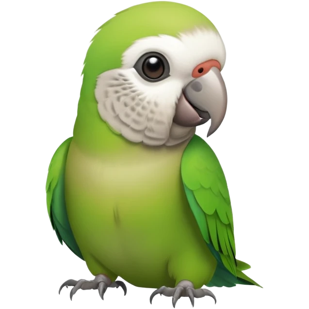 Monk parakeet emoji