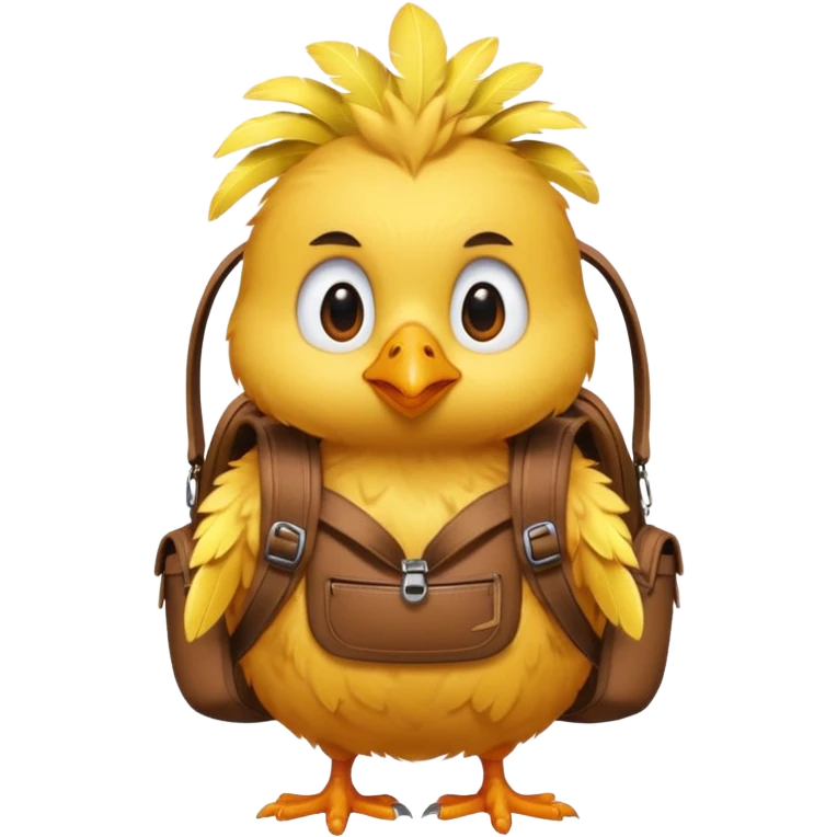 جوجه ای که مدرسه میره emoji