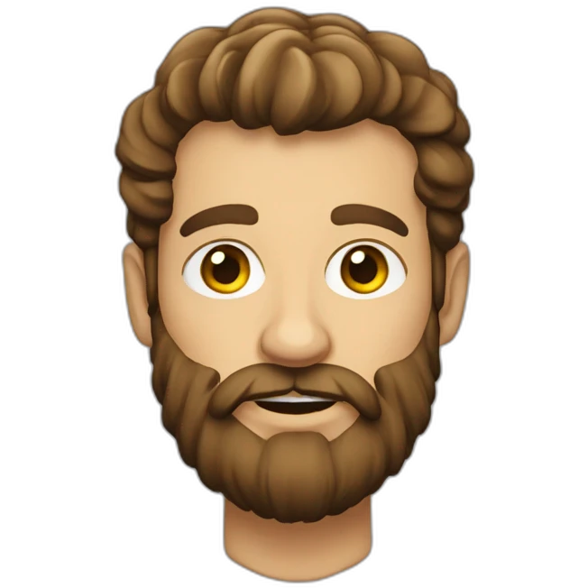 Barbu en colère emoji