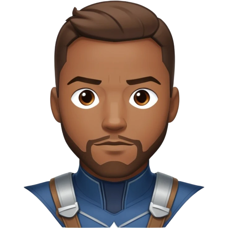 Sam Wilson with side-whiskers from avenger emoji