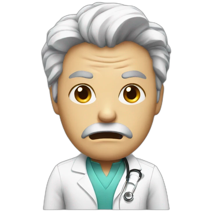 Angry doctor emoji