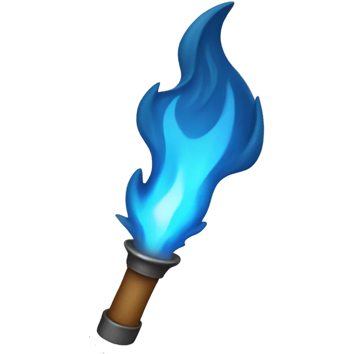 Bluefire torch emoji
