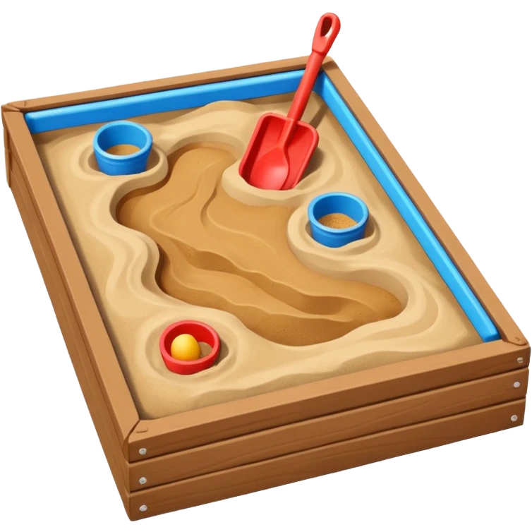 Sand box for children  emoji