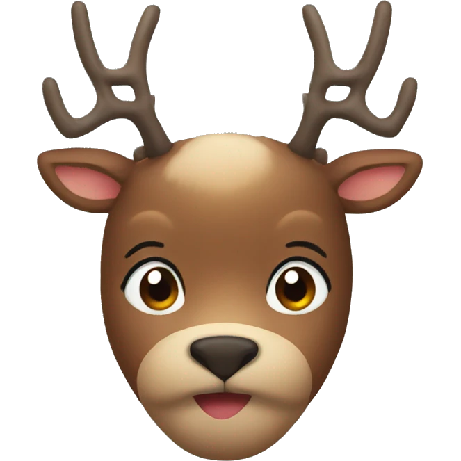 reindeer emoji
