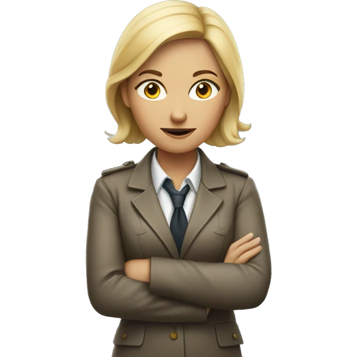 Smart woman detective emoji