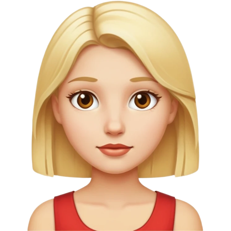 Chica rubia emoji