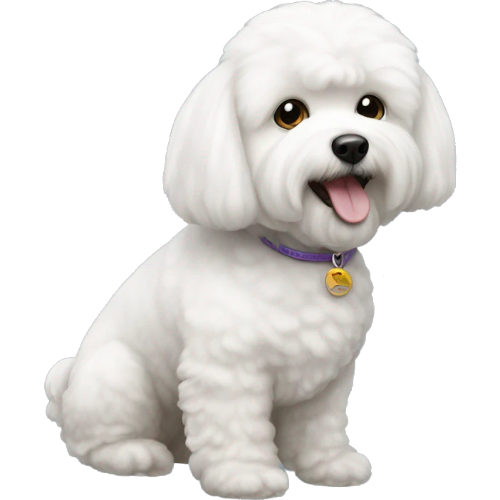 make a bichon frise dog emoji