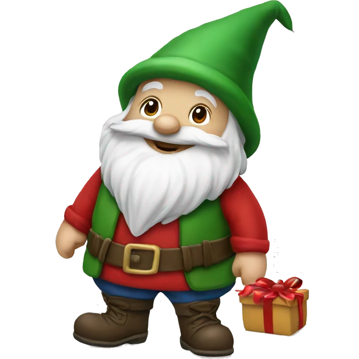 Christmas gnome emoji