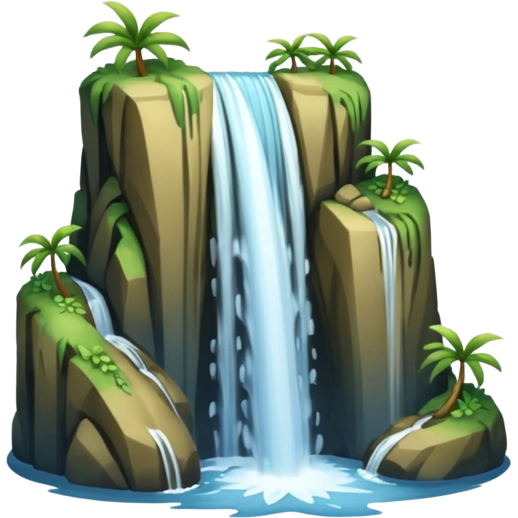 water falls different type natural water sources emoji