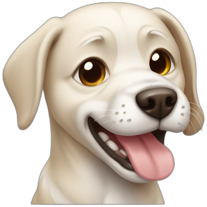 dog crying emoji