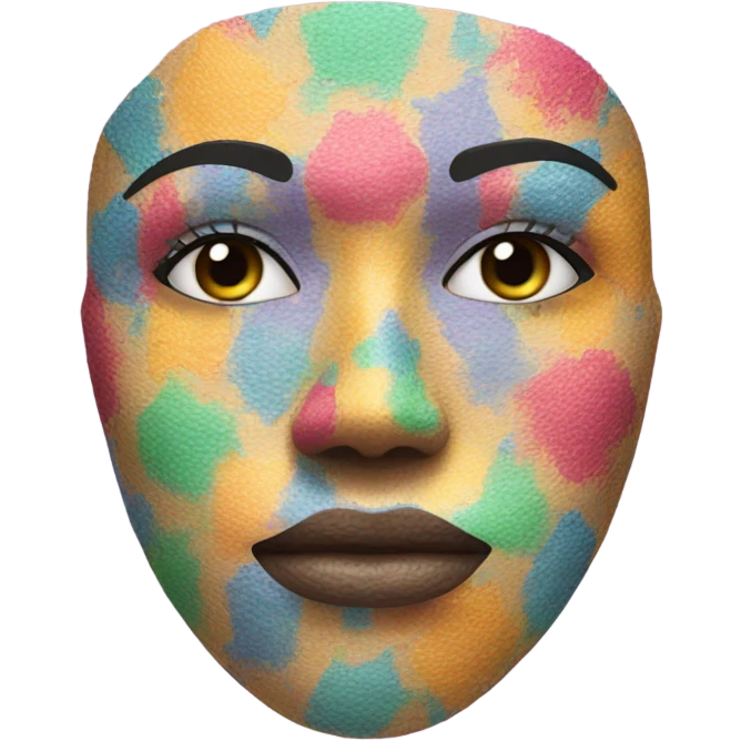 cosmetic face mask emoji