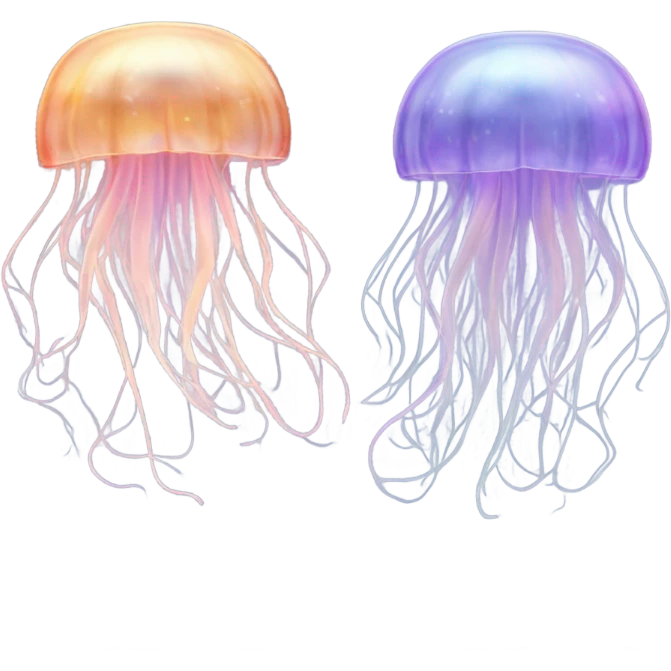Jellyfish jealous emoji
