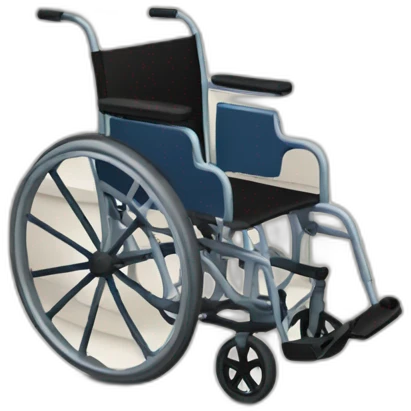 wheelchair on stairs emoji