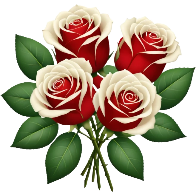 A bouquet of white roses emoji