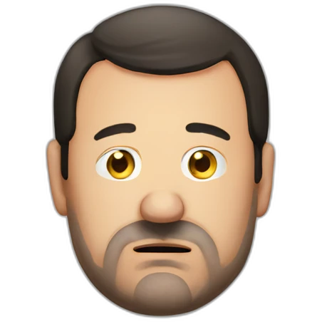Sad Matteo salvini emoji
