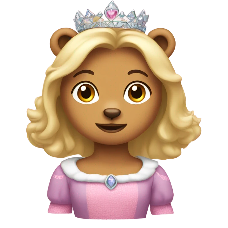 Princess Bear emoji