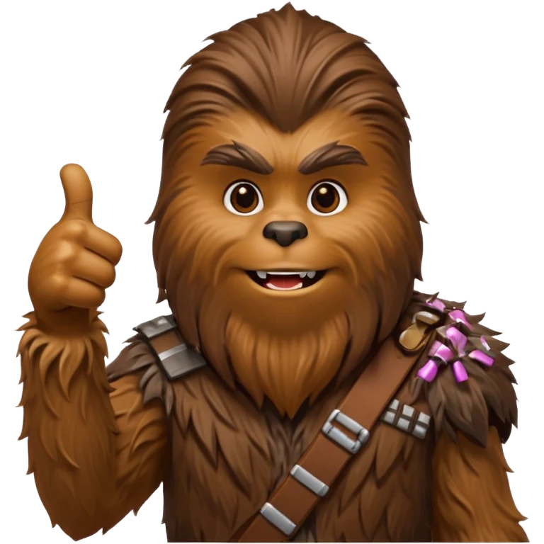 a wookiee giving thumbs up emoji