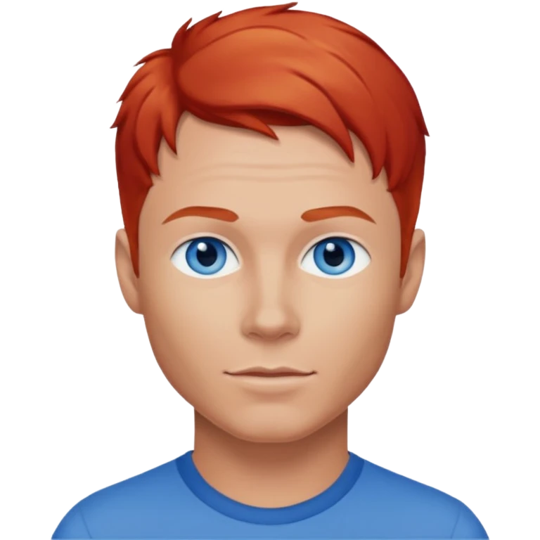 Brian Littrell blue eyes, red hair emoji