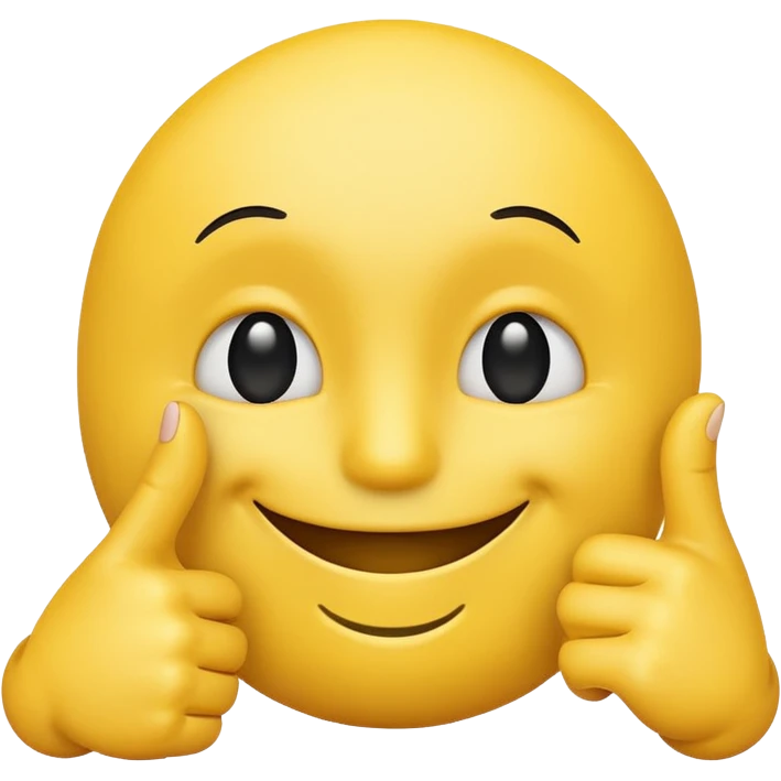 Shy and flirty male smiley emoji with two index fingers pointing towards eachother  emoji