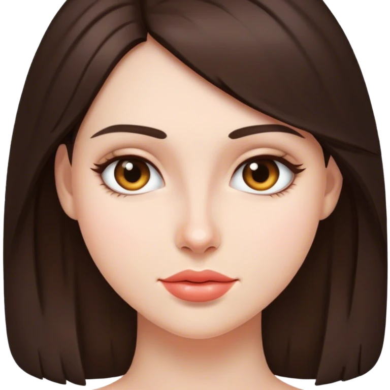брюнетка emoji
