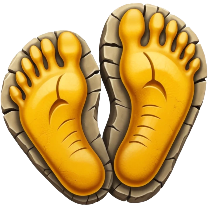 Fossil feet emoji