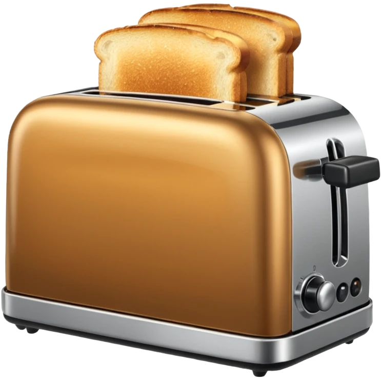 toaster with toast in it emoji