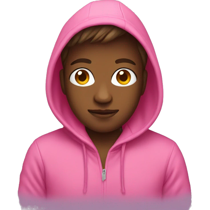 Pink hoodie emoji