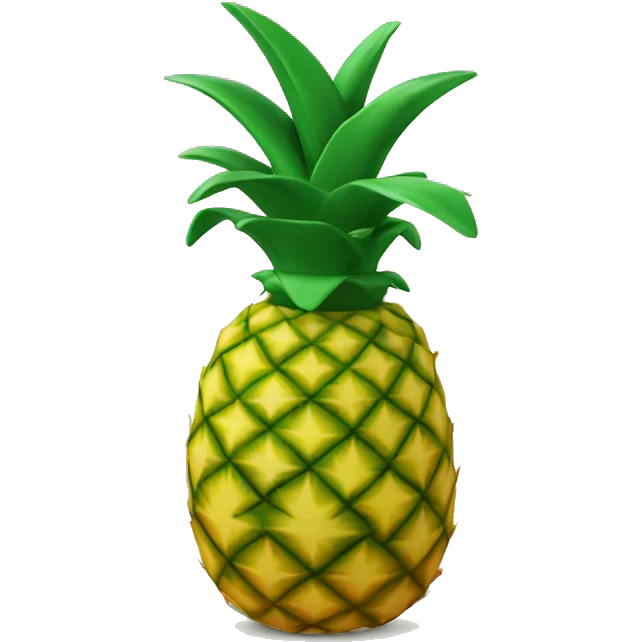 3D Pineapple  emoji
