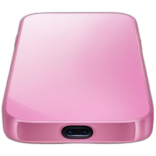 Pink iPhone 13 emoji