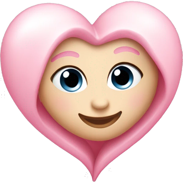 light coquette pink heart emoji!  emoji