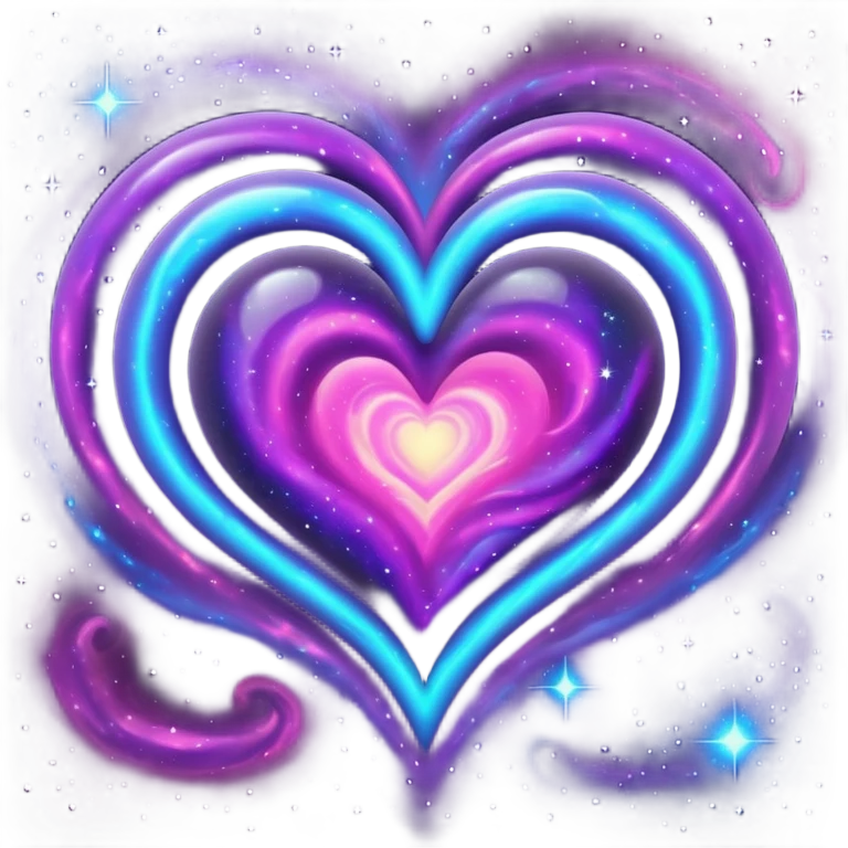 galaxy heart  emoji