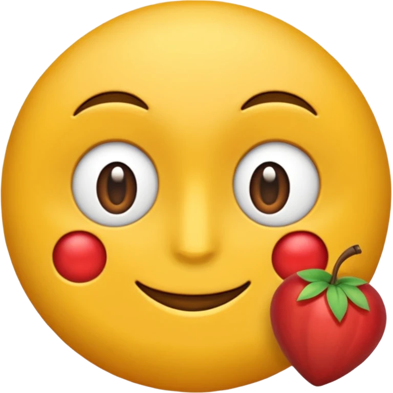 Бардовый бант emoji