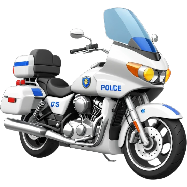 Police motorcycle emoji