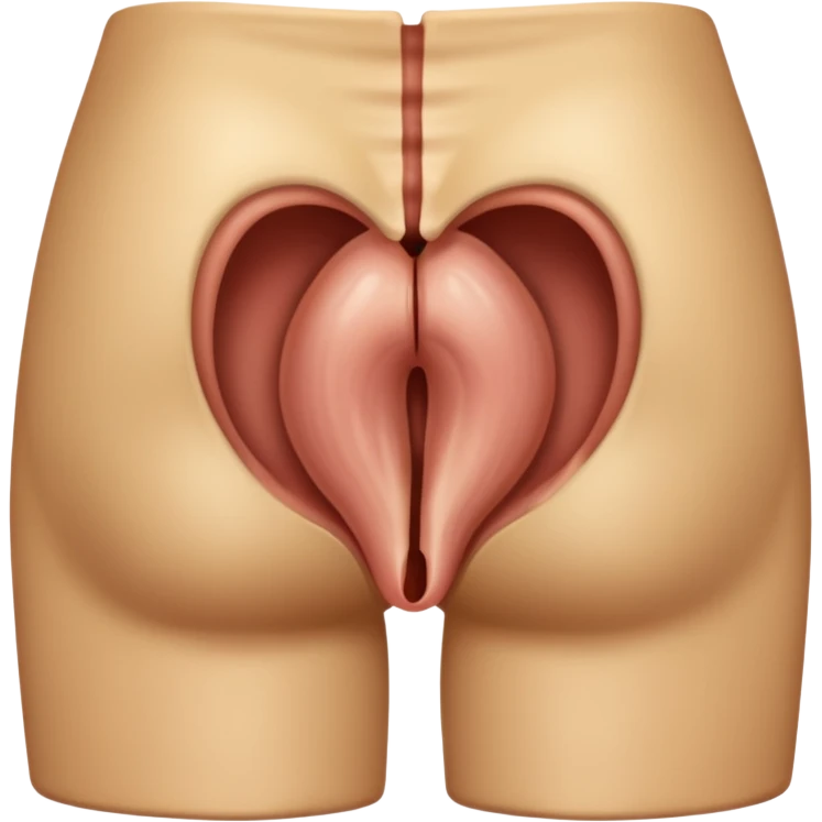 Fesse avec anus ouvert  emoji