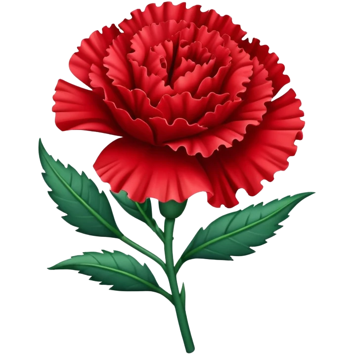 cravo vermelho emoji
