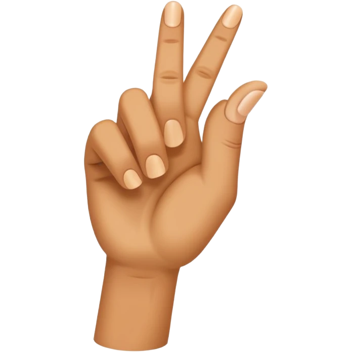 2 fingers inside  emoji