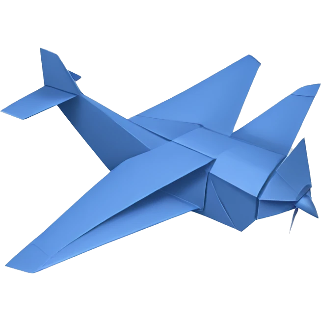 origami plane emoji