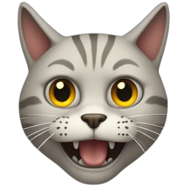 scary cat emoji