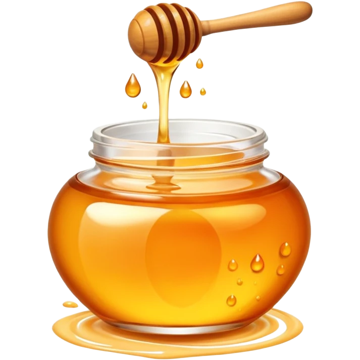 a skincare with orange honey inside emoji