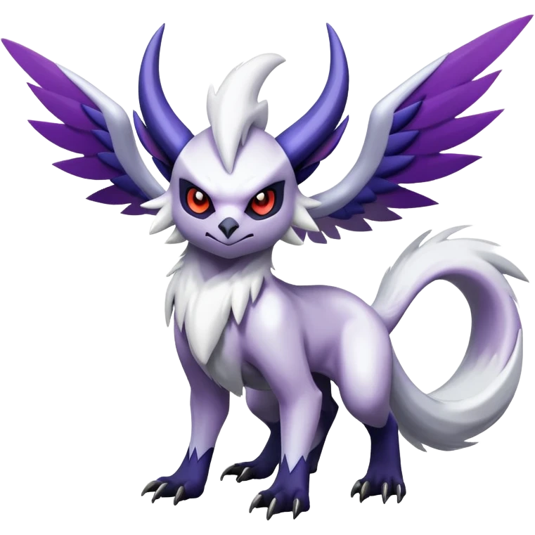 Shiny Absol-Noivern-Hybrid (Full body) emoji