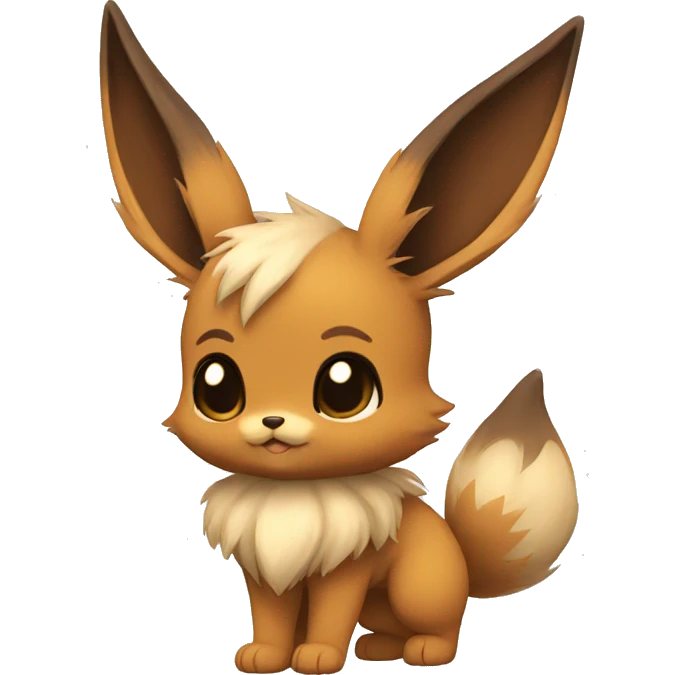 Chibi Eevee full body emoji