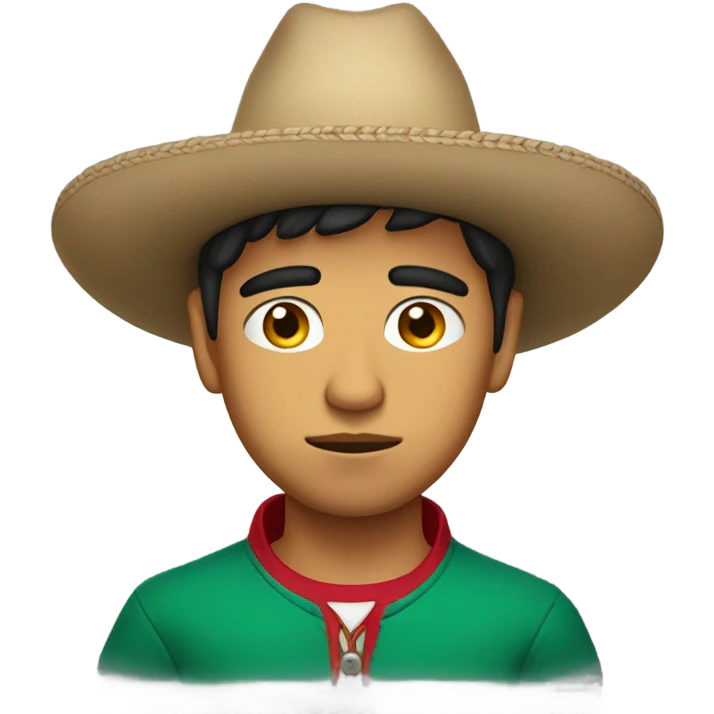 Mexican sad boy emoji
