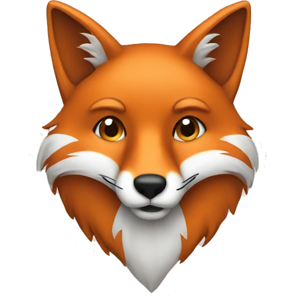 fox outline  emoji