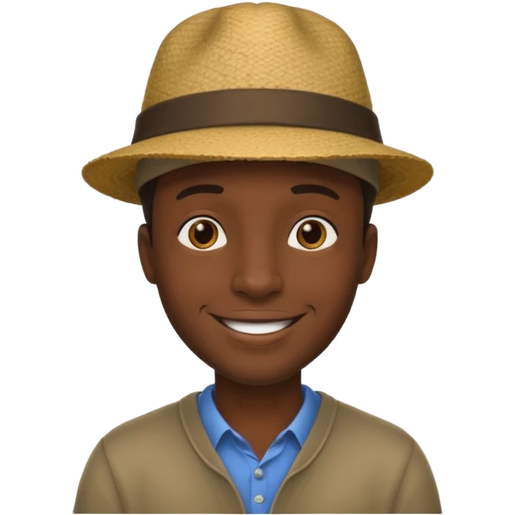1800's African male emoji