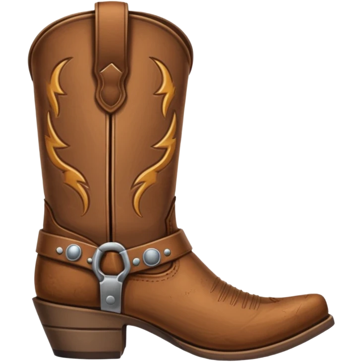 Cowboy boot emoji