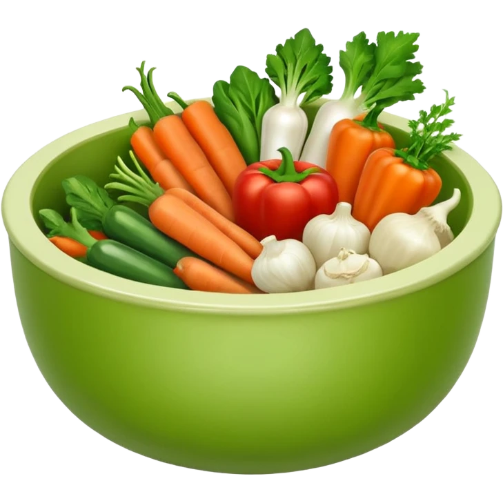 green food bowl emoji