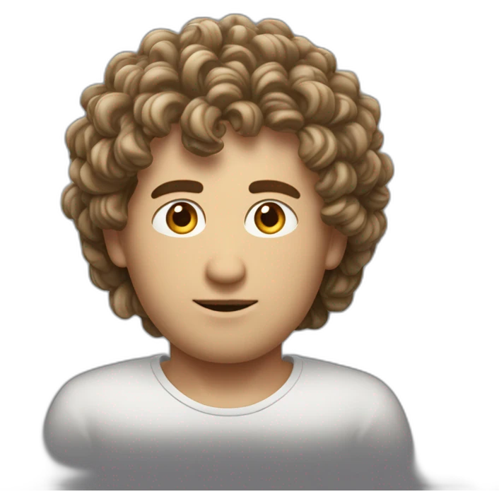 homme au corps énorme, au teint rougeâtreaux cheveux bouclés. Il est aveugle de l’oeil droit et son oeil est semblable à un raisin qui flotte. emoji