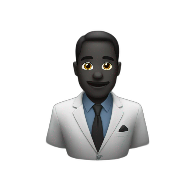 Un sale noir emoji
