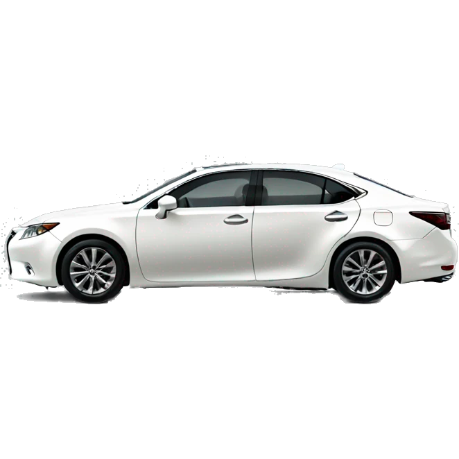White Lexus ES emoji